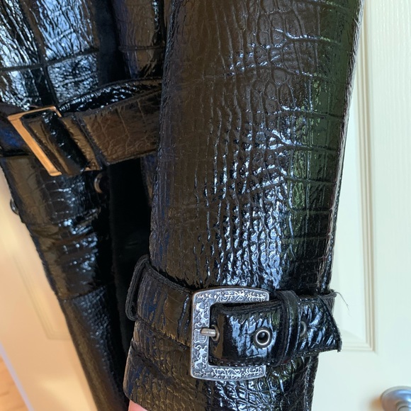 Brand New Real Black Silver Winter Fur Coat With Hood - Picture 7 of 7